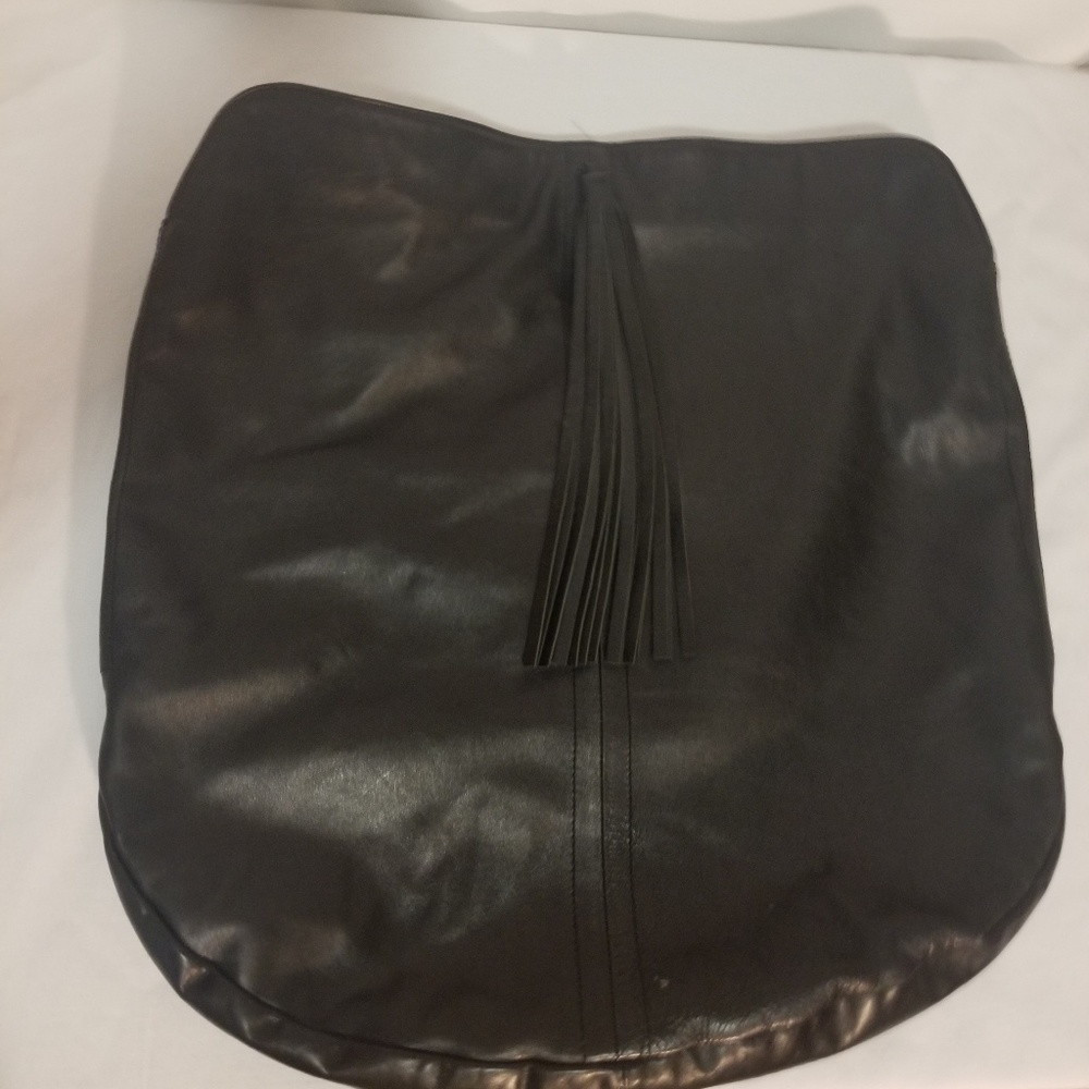 Presa Black leather hobo bag